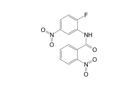 N-(2-Fluoro-5-nitrophenyl)-2-nitrobenzamide