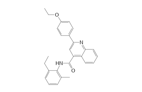 2-(4-ethoxyphenyl)-N-(2-ethyl-6-methylphenyl)-4-quinolinecarboxamide