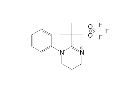 1-PHENYL-2-TERT.-BUTYL-1,4,5,6-TETRAHYDROPYRIMIDINIUM-TRIFLUOROACETIC-ACID