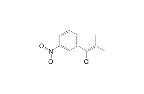 Benzene, 1-(1-chloro-2-methyl-1-propenyl)-3-nitro-