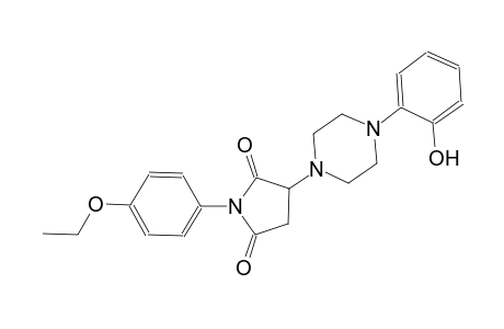 1-(4-ethoxyphenyl)-3-[4-(2-hydroxyphenyl)-1-piperazinyl]-2,5-pyrrolidinedione
