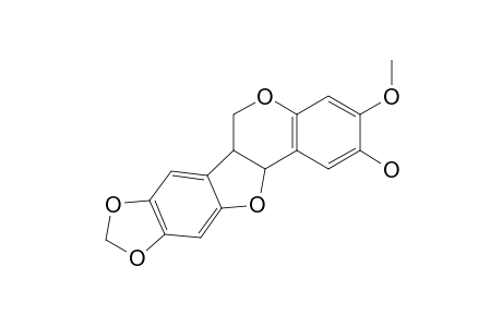 6a,12a-dihydro-3-methoxy-6H-[1,3]dioxolo[5,6]benzofuro[3,2-c][1]benzopyran-2-ol