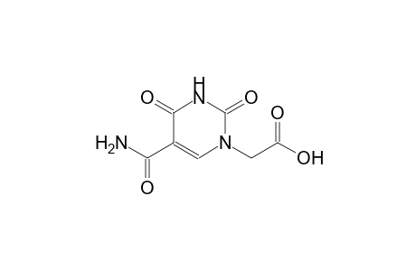 1-pyrimidineacetic acid, 5-(aminocarbonyl)-1,2,3,4-tetrahydro-2,4-dioxo-