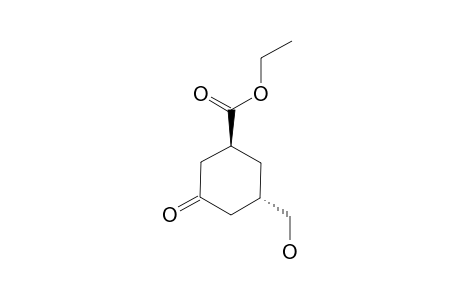 (+/-)-(1S*,3S*)-ETHYL-3-HYDROXYMETHYL-METHYL-5-OXO-CYCLOHEXYL-CARBOXYLATE