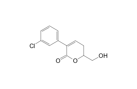 3-(3-Chlorophenyl)-6-(hydroxymethyl)-5,6-dihydro-2H-pyran-2-one