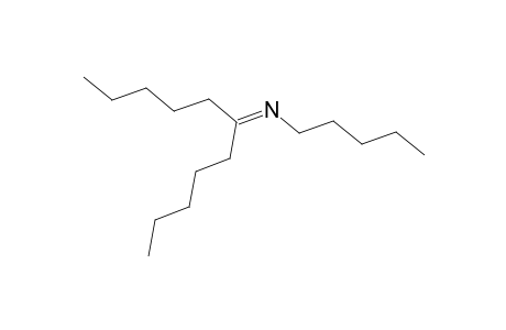1-Pentanamine, N-(1-pentylhexylidene)-