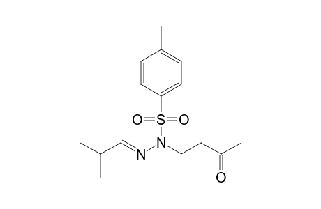 4-Methylbenzenesulfonic acid N'-(isobutylidene)-N-(3-oxobutyl)hydrazide
