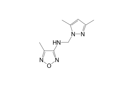 (3,5-Dimethylpyrazol-1-ylmethyl)(4-methylfurazan-3-yl)amine