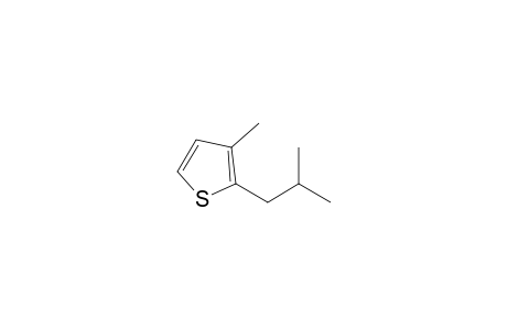 3-methyl-2-(2-methylpropyl)thiophene
