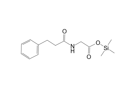 Trimethylsilyl [(3-phenylpropanoyl)amino]acetate