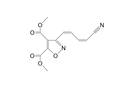 Dimethyl 3-[(1Z,3Z)-4-cyano-1,3-butadienyl]-4,5-isoxazoledicarboxylate