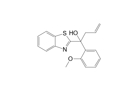 1-(1,3-benzothiazol-2-yl)-1-(2-methoxyphenyl)-3-buten-1-ol