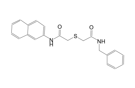 2-(Benzylcarbamoyl-methylsulfanyl)-N-naphthalen-2-yl-acetamide