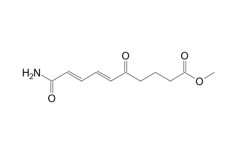 (2E,4E)-6-Oxo-9-carbomethoxy-2,4-nonadienamide