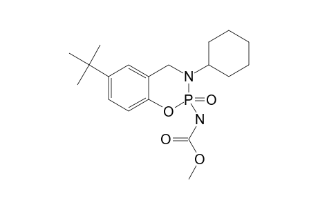 2-METHYLCARBAMATO-6-(1,1-DIMETHYLETHYL)-3-CYCLOHEXYL-3,4-DIHYDRO-2H-1,3,2-BENZOXAZAPHOSPHORINE-2-OXIDE