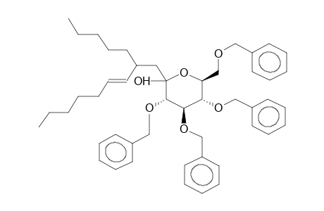 2,3,4,6-TETRA-O-BENZYL-1-C-(2'-PENTYL-3'-E-NONENYL)-D-GLUCOPYRANOSE(ISOMER 1)
