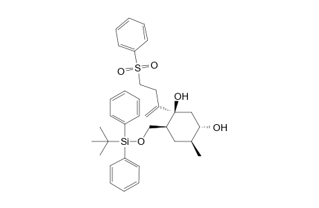 (1S,3S,4S,6S)-1-[1-(2-besylethyl)vinyl]-6-[[tert-butyl(diphenyl)silyl]oxymethyl]-4-methyl-cyclohexane-1,3-diol