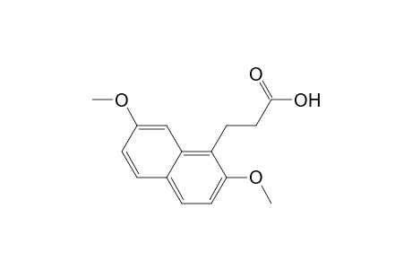 3-(2,7-Dimethoxy-1-naphthyl)propionic acid