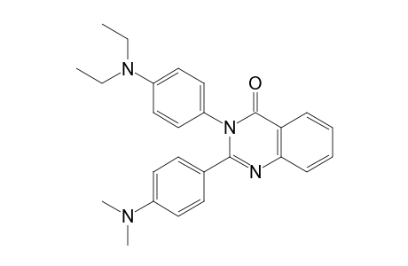 4(3H)-Quinazolinone, 3-[4-(diethylamino)phenyl]-2-[4-(dimethylamino)phenyl]-