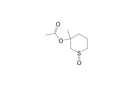 2H-Thiopyran-3-ol, tetrahydro-3-methyl-, acetate, 1-oxide, trans-