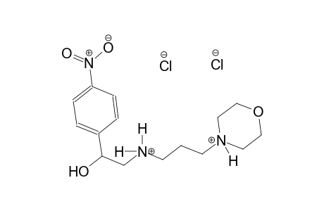 morpholinium, 4-[3-[[2-hydroxy-2-(4-nitrophenyl)ethyl]ammonio]propyl]-, dichloride