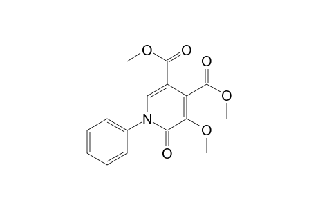 3,4-Pyridinedicarboxylic acid, 1,6-dihydro-5-methoxy-6-oxo-1-phenyl-, dimethyl ester