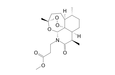 11-N-[1-(2-METHOXYCARBONYL-ETHYL)]-AZA-ARTEMISININ