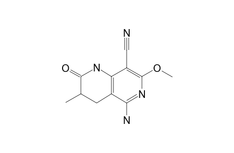 5-AMINO-8-CYANO-3,4-DIHYDRO-7-METHOXY-3-METHYL-1,6-NAPHTHYRIDIN-2(1H)-ONE