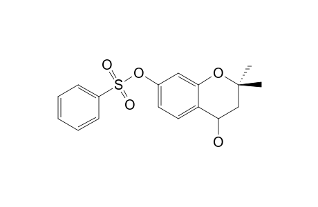 2,2-DIMETHYL-4-HYDROXY-7-BENZENSULFENOXY-CHROMANONE