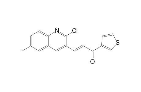 (2E)-3-(2-Chloro-6-methylquinolin-3-yl)-1-thien-3-ylprop-2-en-1-one