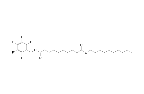 Sebacic acid, decyl 1-(pentafluorophenyl)ethyl ester