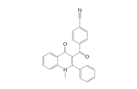 4-(1-methyl-4-oxo-2-phenyl-quinoline-3-carbonyl)benzonitrile