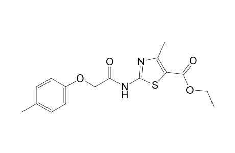 4-Methyl-5-ethoxycarbonyl-2-(4-methylphenoxyacetamido)-thiazole