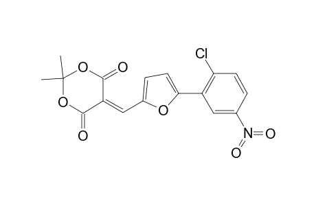 [1,3]Dioxane-4,6-dione, 5-[5-(2-chloro-5-nitrophenyl)furan-2-ylmethylene]-2,2-dimethyl-
