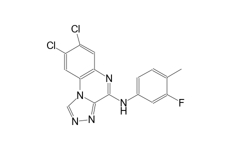 [1,2,4]triazolo[4,3-a]quinoxalin-4-amine, 7,8-dichloro-N-(3-fluoro-4-methylphenyl)-