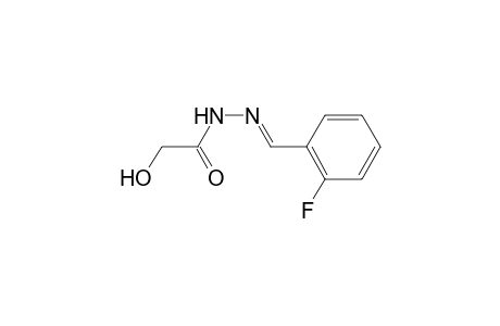 N-[(E)-(2-fluorobenzylidene)amino]-2-hydroxy-acetamide