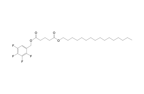 Glutaric acid, hexadecyl 2,3,4,5-tetrafluorobenzyl ester