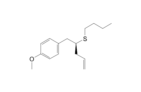 (S)-butyl(1-(4-methoxyphenyl)pent-4-en-2-yl)sulfane