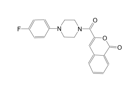 3-{[4-(4-fluorophenyl)-1-piperazinyl]carbonyl}-1H-2-benzopyran-1-one