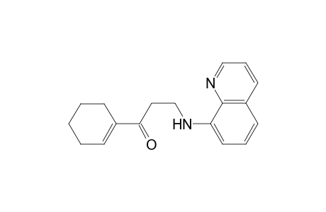 1-(cyclohex-1-en-1-yl)-3-(quinolin-8-ylamino)propan-1-one