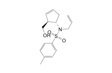 trans-N-Allyl-N-(2-hydroxymethylcyclopent-3-enyl)-4-methylbenzenesulfonamide