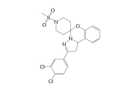 2-(3,4-dichlorophenyl)-1'-(methylsulfonyl)-1,10b-dihydrospiro[benzo[e]pyrazolo[1,5-c][1,3]oxazine-5,4'-piperidine]