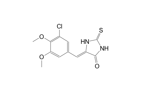 (5Z)-5-(3-chloro-4,5-dimethoxybenzylidene)-2-thioxo-4-imidazolidinone
