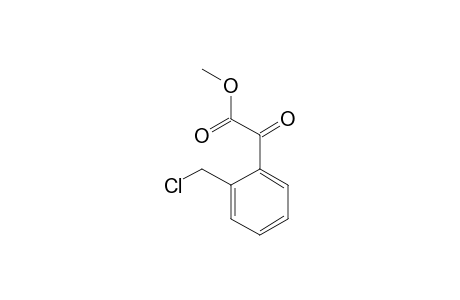 Benzeneacetic acid, 2-(chloromethyl)-alpha-oxo-, methyl ester