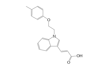 (2E)-3-{1-[2-(4-methylphenoxy)ethyl]-1H-indol-3-yl}-2-propenoic acid