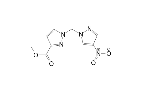 methyl 1-[(4-nitro-1H-pyrazol-1-yl)methyl]-1H-pyrazole-3-carboxylate