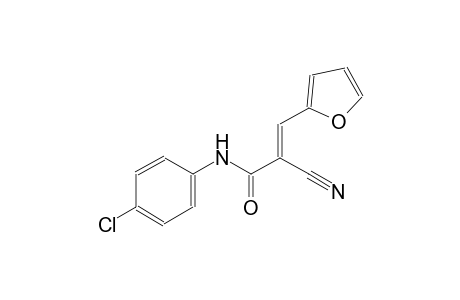 (2E)-N-(4-chlorophenyl)-2-cyano-3-(2-furyl)-2-propenamide