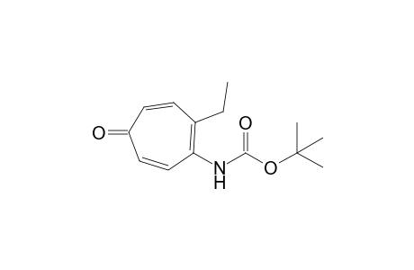 4-[N-(t-butoxycarbonyl)amino]-5-ethyltropone