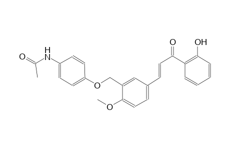 N-[4-({5-[(1E)-3-(2-hydroxyphenyl)-3-oxo-1-propenyl]-2-methoxybenzyl}oxy)phenyl]acetamide