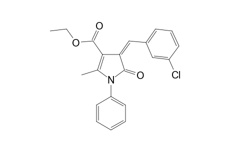 Ethyl (4Z)-4-(3-chlorobenzylidene)-2-methyl-5-oxo-1-phenyl-4,5-dihydro-1H-pyrrole-3-carboxylate